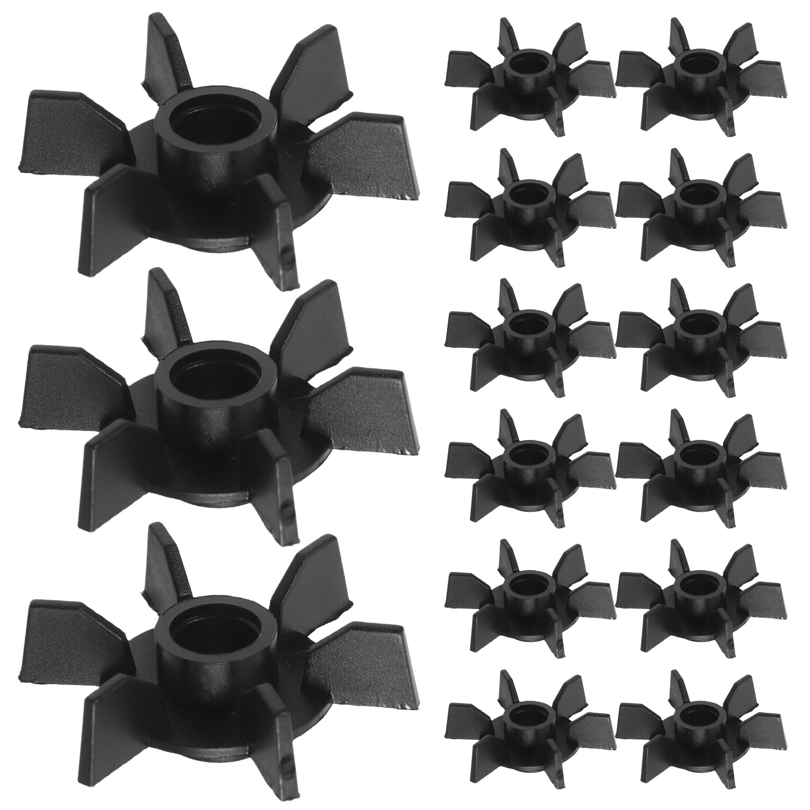 Heavy Equipment Blade - 100 stuks motorcondensor ventilatorblad, plastic vervangingsonderdeel