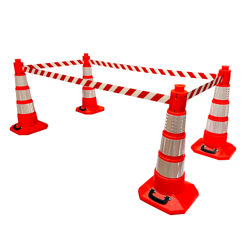 Road Traffic Cone - Opvouwbare hoogglans reflecterende verkeerskegel, noodveiligheidskegel met