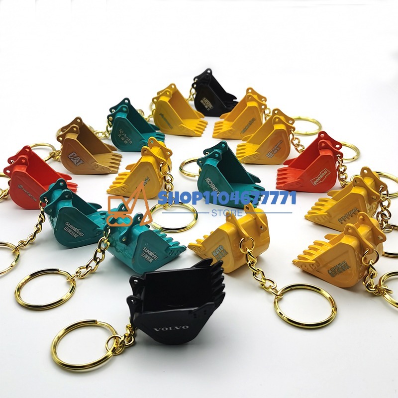 Heavy Equipment Xcmg - Met Emmer Sleutelhanger voor Kobelco Yanmar