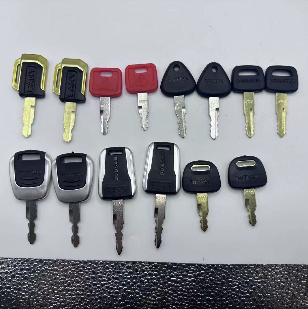 Heavy Equipment Keys Master Set - 14 Stuks Graafmachine Sleutels Voor Sany