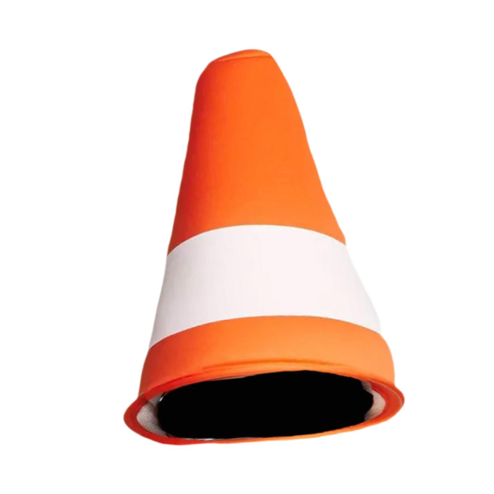 Road Traffic Cone - Verkeerskegelhoed, kostuumaccessoire, hoed voor verkeerskegels, hoofddeksel