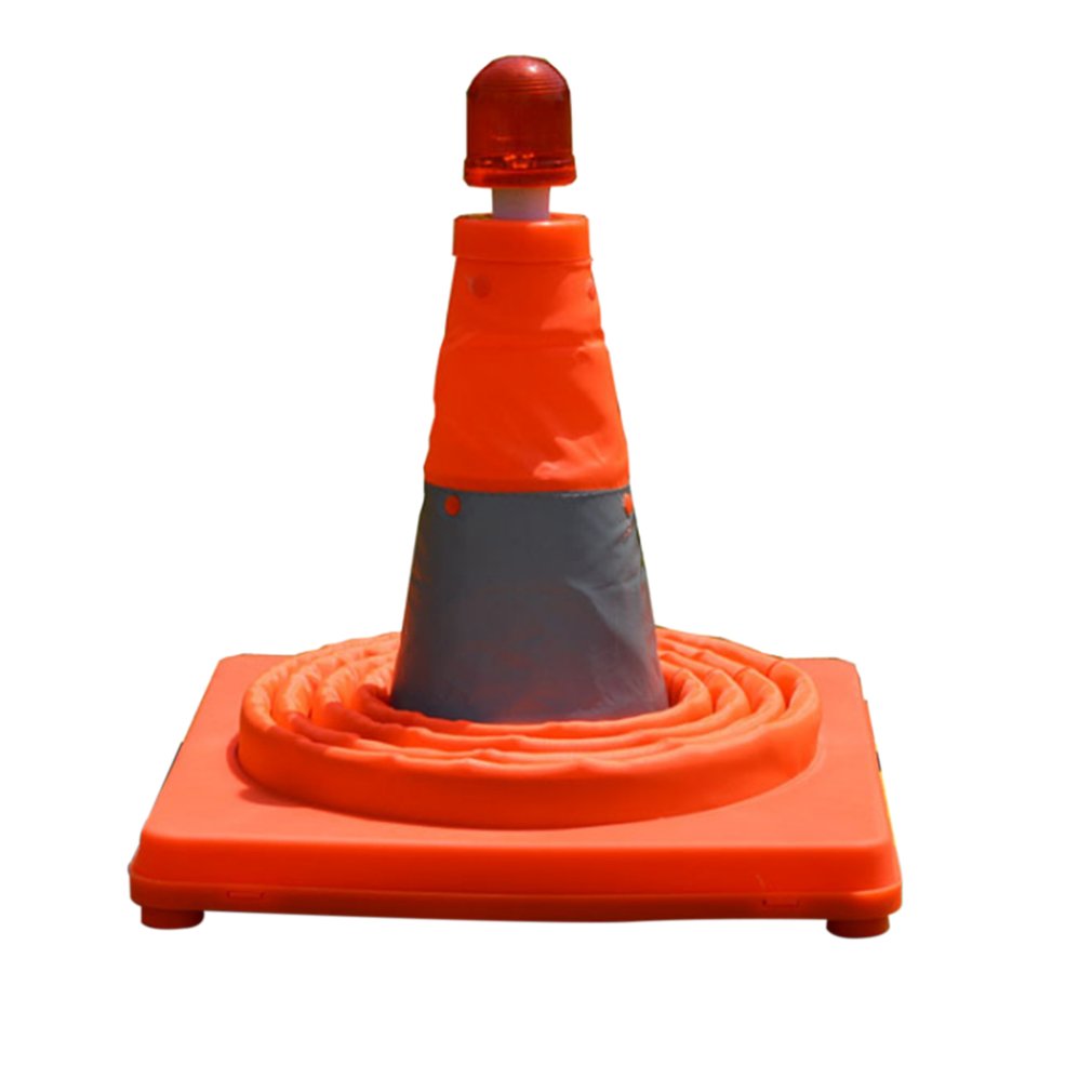 Road Traffic Cone - Telescopisch opvouwbare wegkegelbarricades Waarschuwingsbord Reflecterende Oxford-verkeerskegel