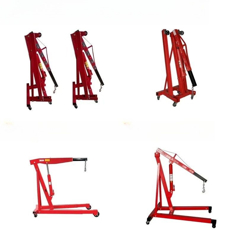 Heavy Equipment Jack Stands - Draagbare 1T werkplaatskraan voor motoren, zware