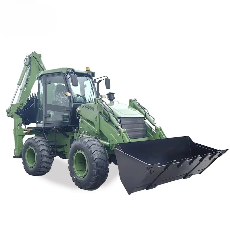 Heavy Equipment In Chinese - Goedkope Chinese 2,5-tons wielgraaflaadcombinatie, zwaar materieel,