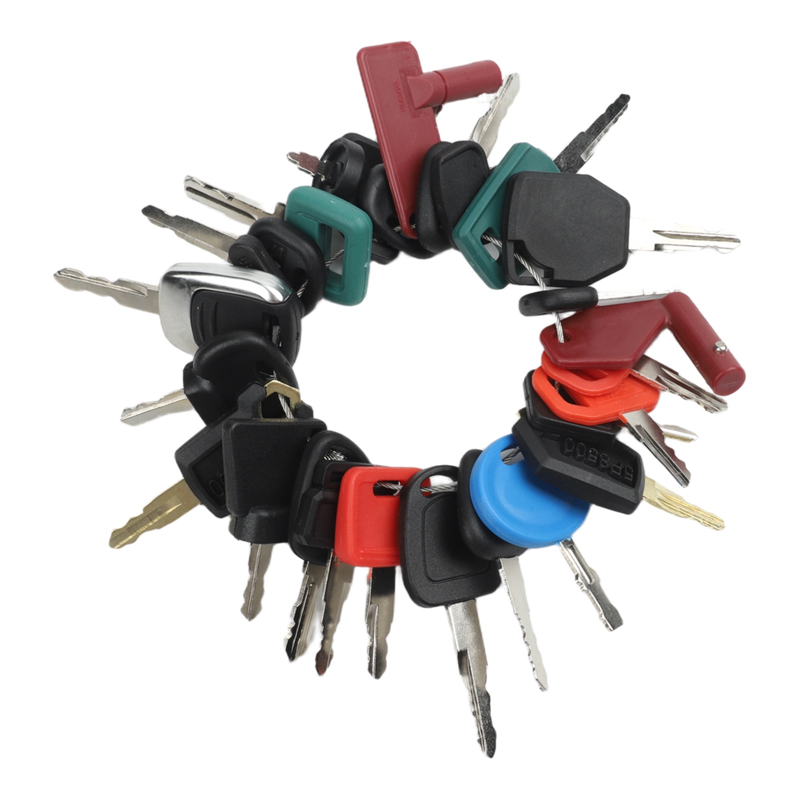 Heavy Equipment Keys Master Set - 50 stuks sleutelset voor machines, metalen