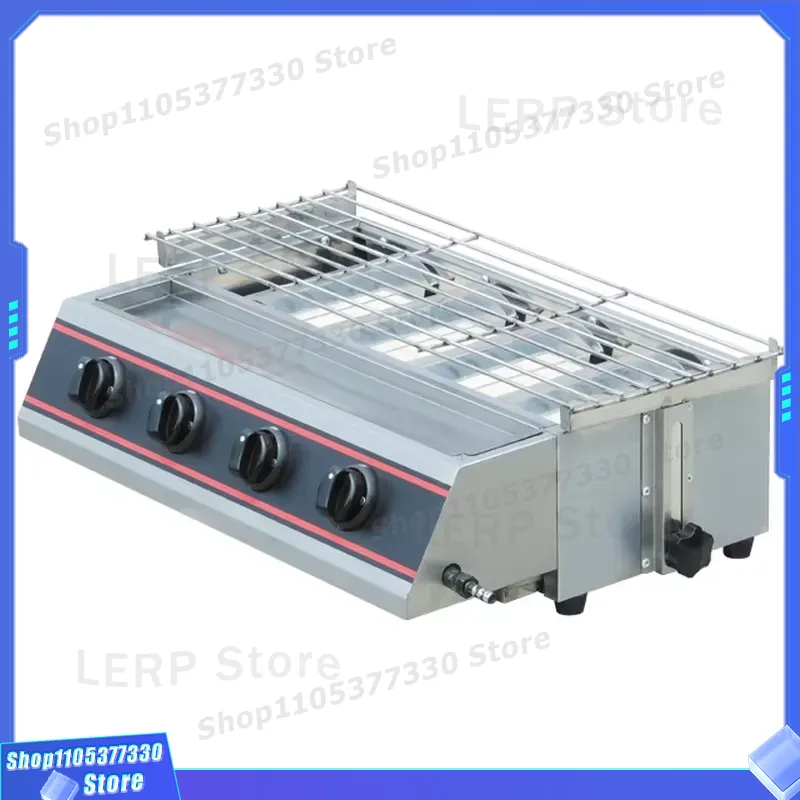 Heavy Equipment In Kitchen - RVS Gas BBQ Grill Rookloos Commerciële