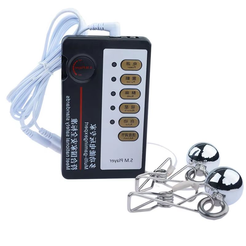Heavy Equipment Unit - BDSM-fetisj elektrische schok tepel- en vaginastimulator