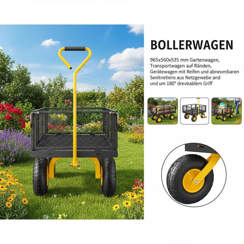 Stalen tuinwagen 900 lbs voor  - Heavy Equipment Work recensie en prijs