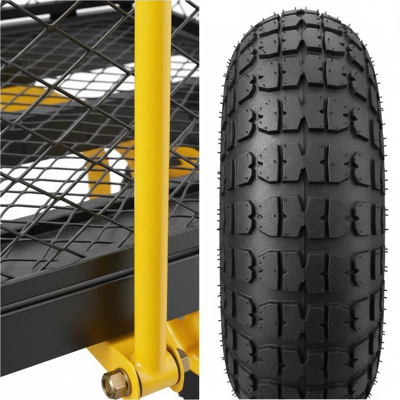 Stalen tuinwagen 900 lbs voor  - Heavy Equipment Work recensie en prijs