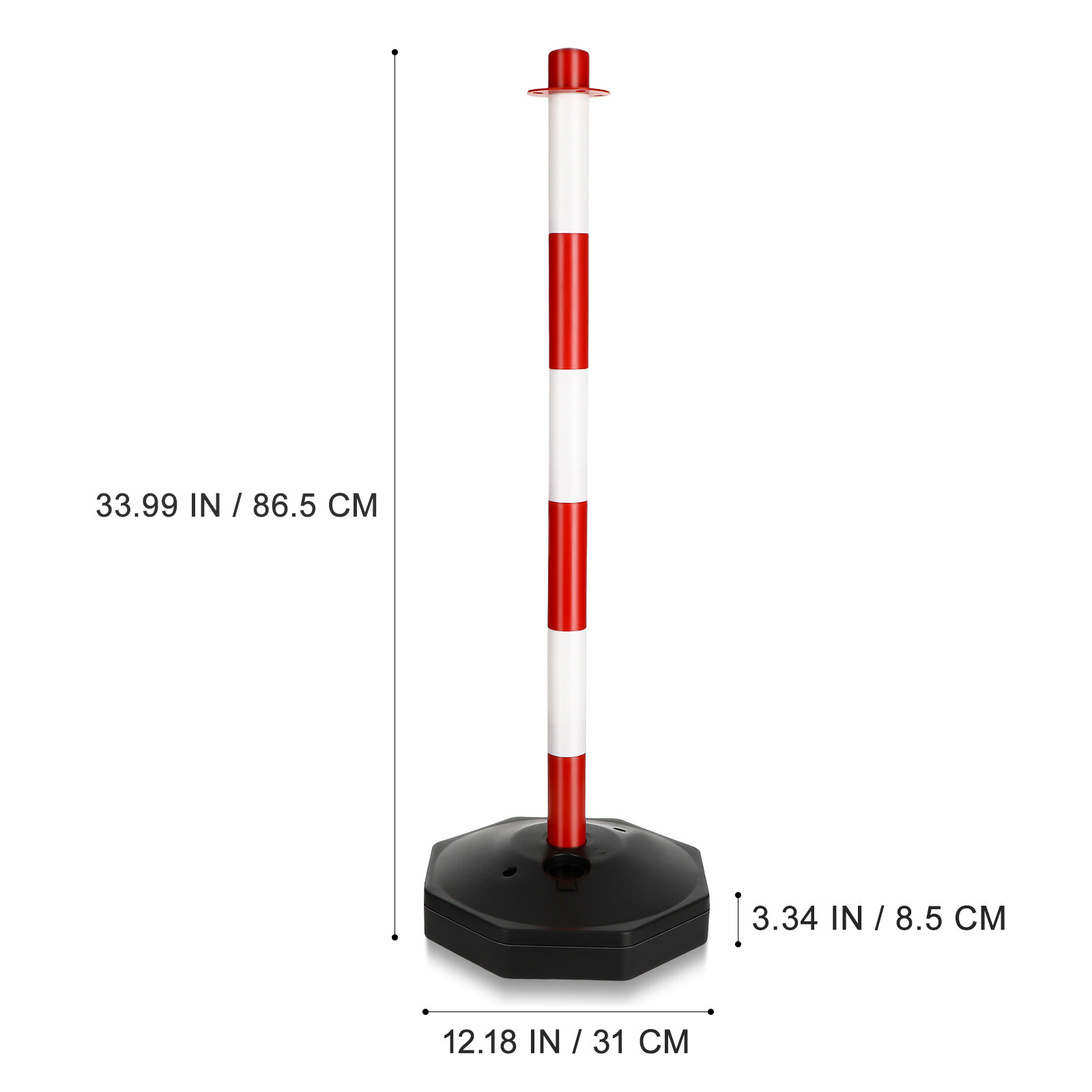 Waarschuwingspaal Rood Wit Ela - Road Traffic Cone recensie en prijs