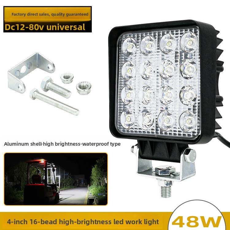 48W 16LED 4 inch 12V 24V LED w - Heavy Equipment Work recensie en prijs