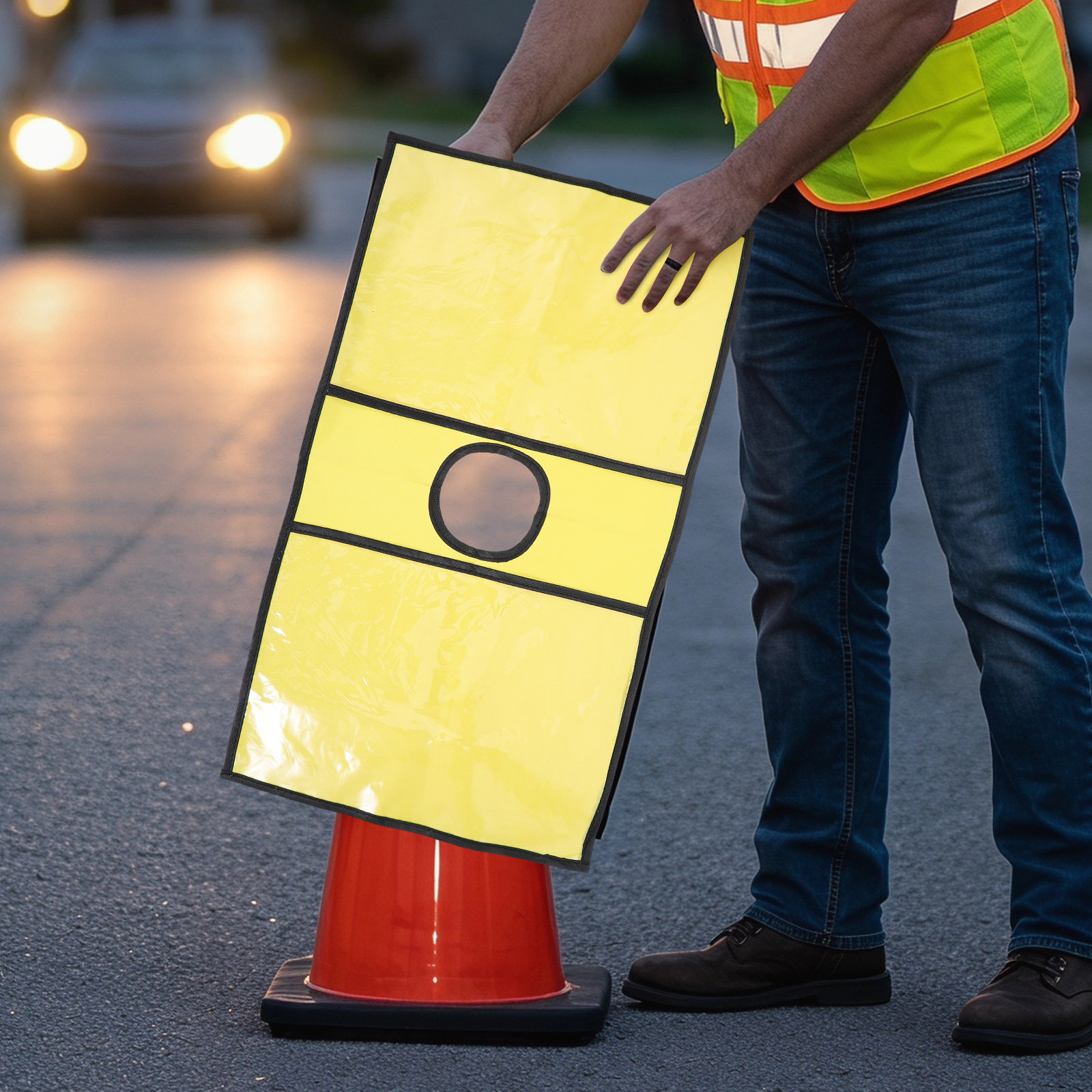 2 stuks verkeerskegelhoezen, h - Road Traffic Cone recensie en prijs