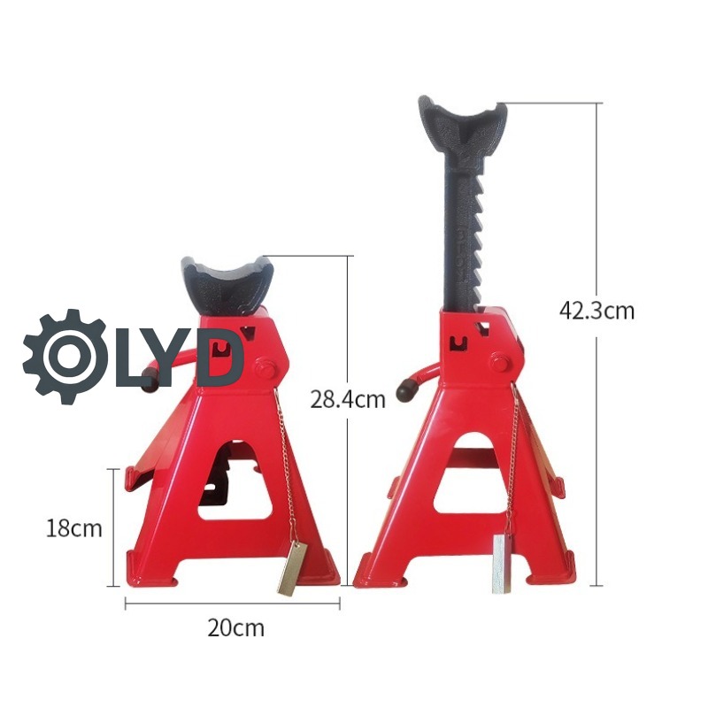 3 ton zware krik met vergrende - Heavy Equipment Jack Stands recensie en prijs