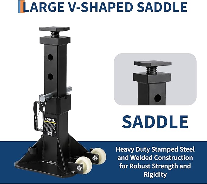 22 ton kriksteunen, zware uitv - Heavy Equipment Jack Stands recensie en prijs