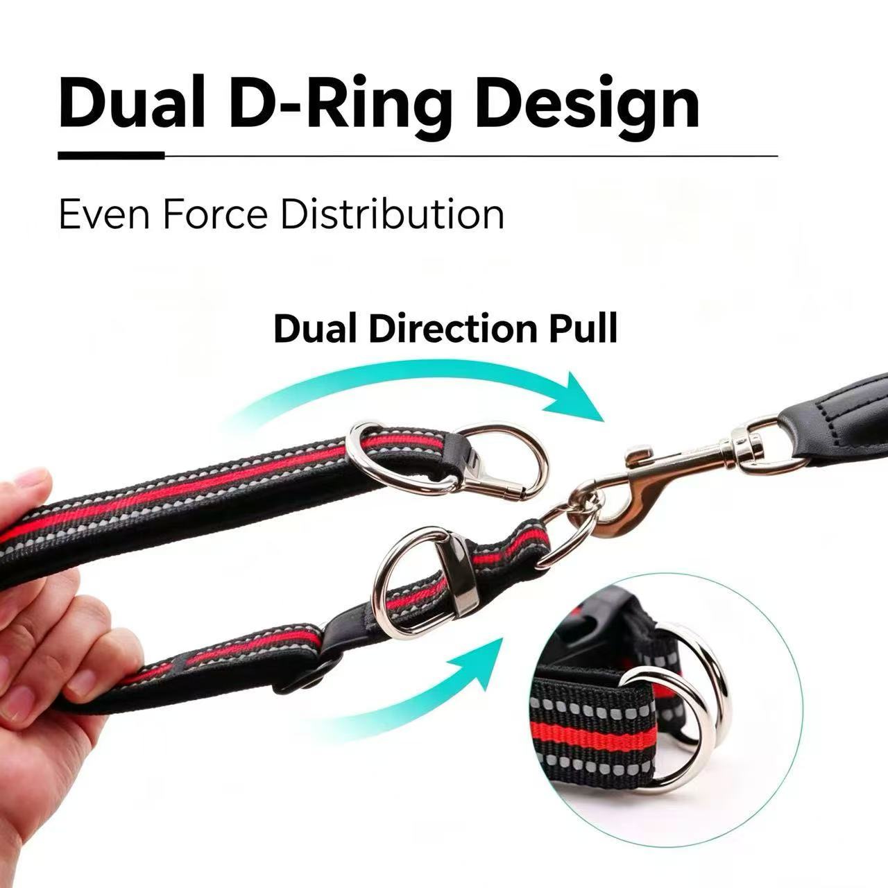 Dubbele D-ring reflecterende h - Heavy Equipment Cat recensie en prijs