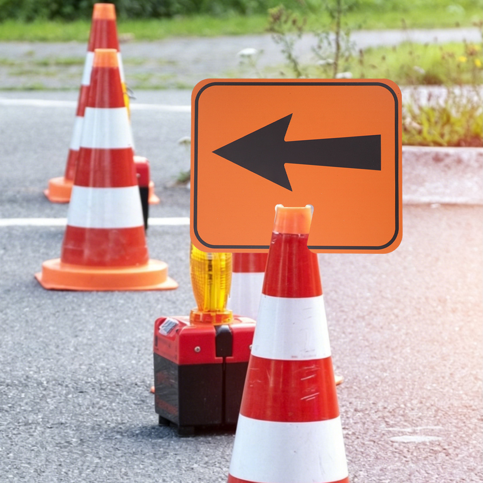 Verkeerspijl Oranje Bord Wegke - Road Traffic Cone recensie en prijs