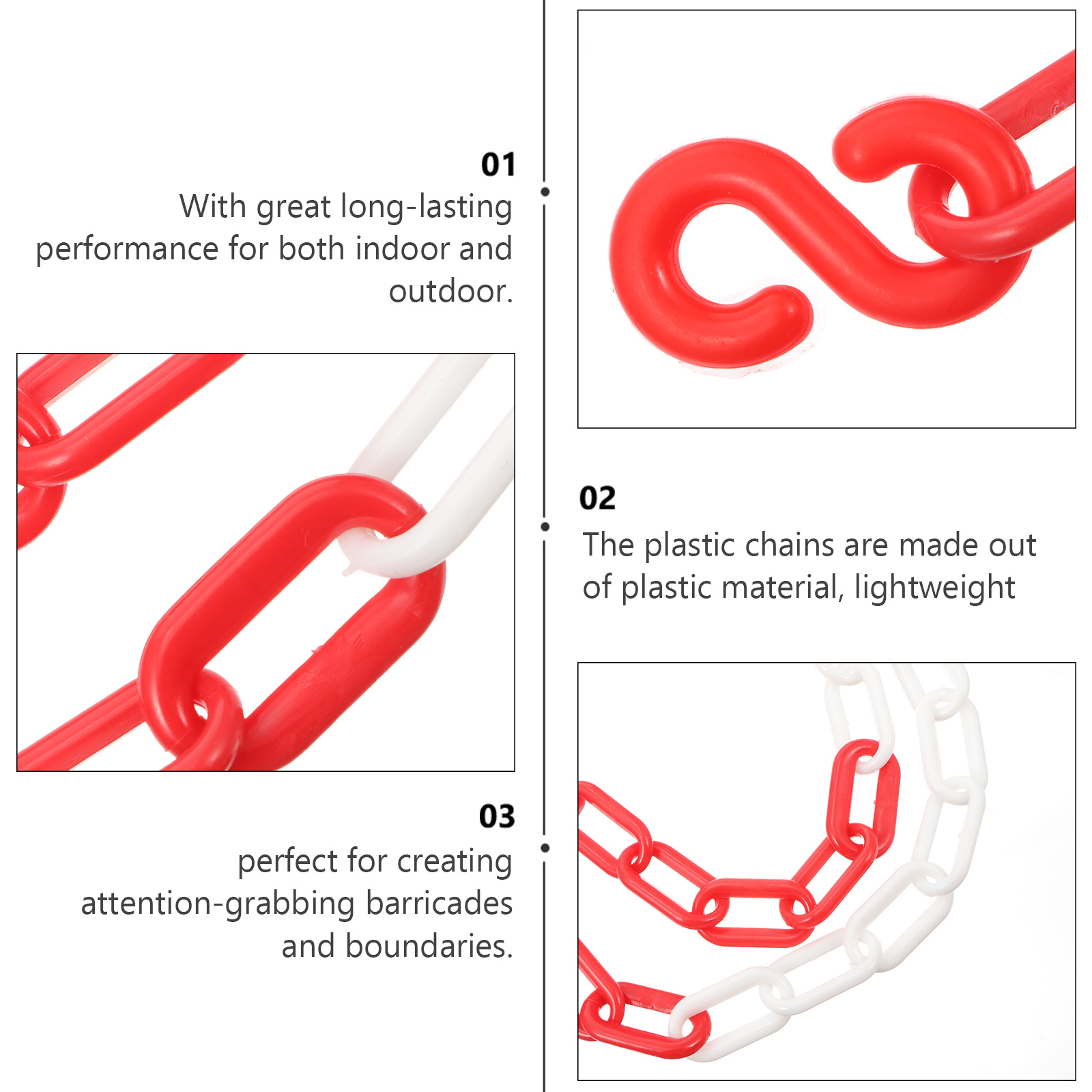 5M Plastic Veiligheidsketen Ro - Road Traffic Cone recensie en prijs