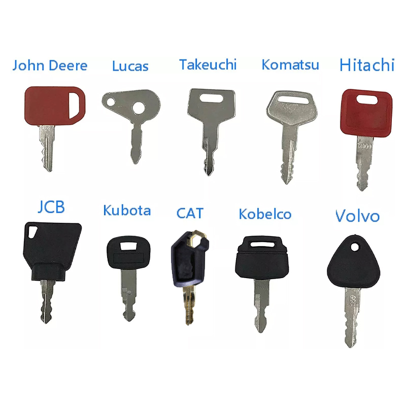 10 Stuks Sleutel Set Contactsl - Heavy Equipment Keys Master Set recensie en prijs