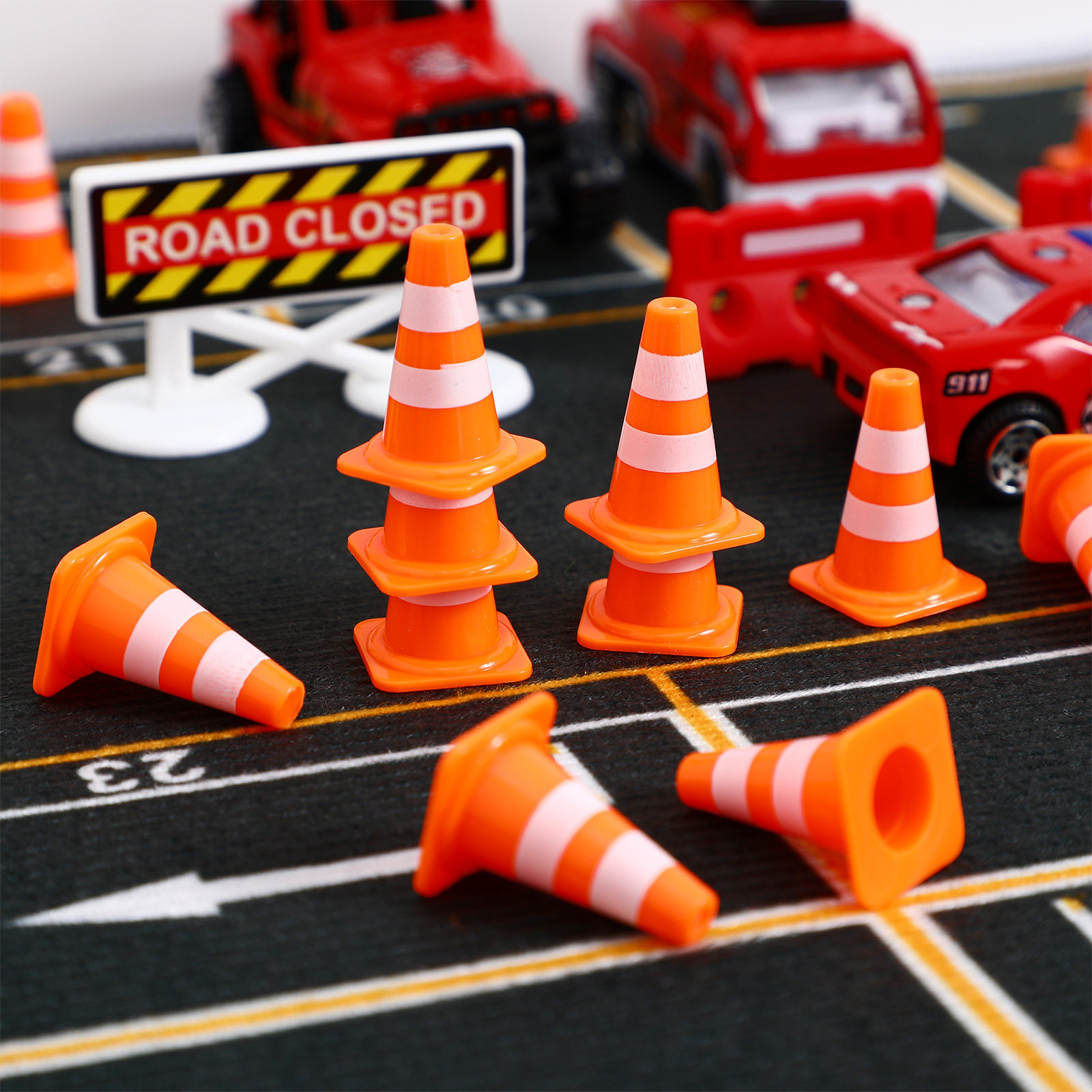 50-delige mini-verkeerskegels  - Road Traffic Cone recensie en prijs