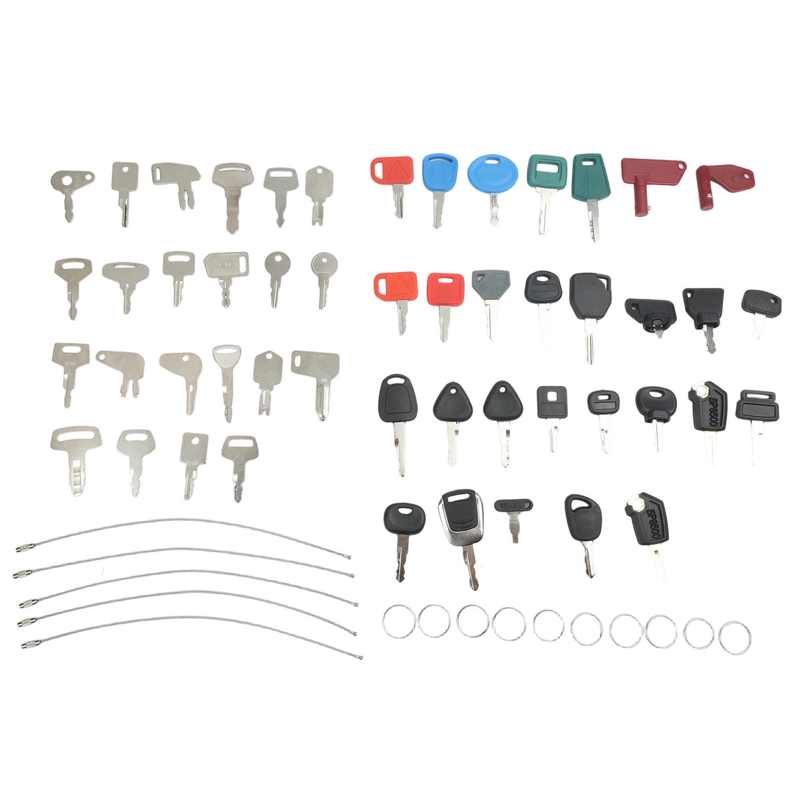 50 stuks sleutelset voor zwaar - Heavy Equipment Keys Master Set recensie en prijs